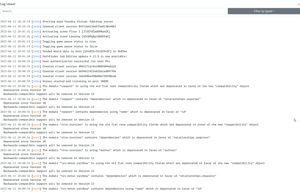 Problem with change my version of Forge and Foundry - Help - The Forge